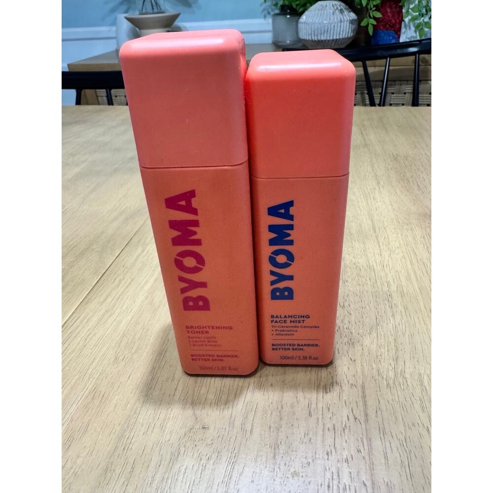 Byoma Brightening Toner 5.07 oz  + Balancing Face Mist 3.38oz Set